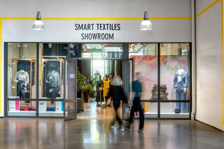 Entrén till Smart Textile Showroom.
